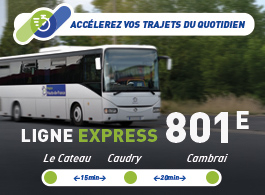 Profitez de la ligne 801 express !